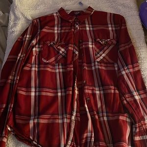 Charlotte Russe long sleeved flannel shirt